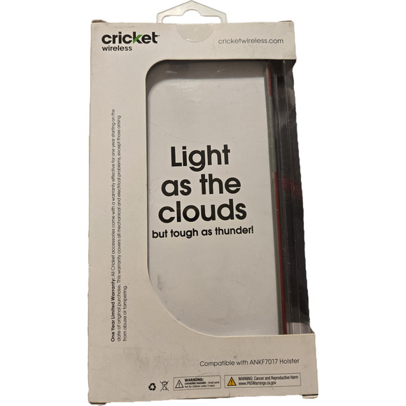 Cricket wireless Nokia 3.1 plus phone case red with kickstand - Picture 3 of 3